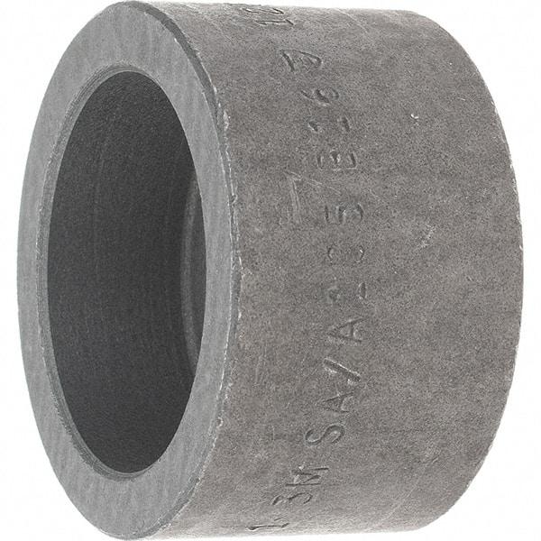 Made in USA - Size 1", Class 3,000, Forged Carbon Steel Black Pipe End Cap - 925 psi, Socket Weld End Connection - Apex Tool & Supply