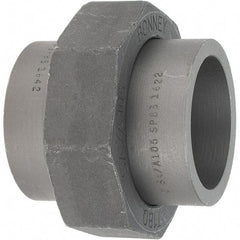 Made in USA - Size 2", Class 3,000, Forged Carbon Steel Black Pipe Union - 925 psi, Socket Weld End Connection - Apex Tool & Supply