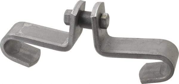 Made in USA - 3/8" Rod Center Beam Clamp - 1,000 Lb Capacity, Carbon Steel - Apex Tool & Supply