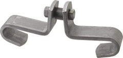 Made in USA - 3/8" Rod Center Beam Clamp - 1,000 Lb Capacity, Carbon Steel - Apex Tool & Supply