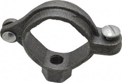 Value Collection - 1" Pipe, 3/8" Rod, Extension Split Pipe Clamp - 180 Lb Capacity, Malleable Iron - Apex Tool & Supply