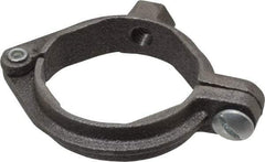 Value Collection - 1-1/2" Pipe, 3/8" Rod, Extension Split Pipe Clamp - 180 Lb Capacity, Malleable Iron - Apex Tool & Supply