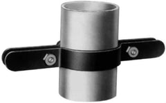 Made in USA - 1-1/4" Pipe, Riser Clamp - Black, 250 Lb Capacity, Carbon Steel - Apex Tool & Supply