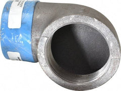 Made in USA - Size 3", Class 150, Malleable Iron Black Pipe 90° Street Elbow - 150 psi, Threaded End Connection - Apex Tool & Supply