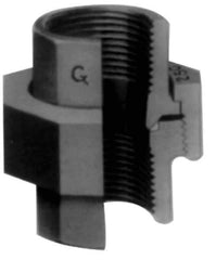Made in USA - Size 1-1/4", Class 3,000, Forged Carbon Steel Black Pipe Union - 925 psi, Socket Weld End Connection - Apex Tool & Supply