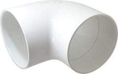 Value Collection - 6" PVC Plastic Pipe 90° Elbow - Schedule 40, Slip x Slip End Connections - Apex Tool & Supply