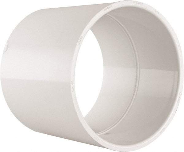 Value Collection - 6" PVC Plastic Pipe Coupling - Schedule 40, Slip x Slip End Connections - Apex Tool & Supply