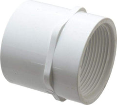 Value Collection - 2-1/2" PVC Plastic Pipe Female Adapter - Schedule 40, Slip x FIPT End Connections - Apex Tool & Supply