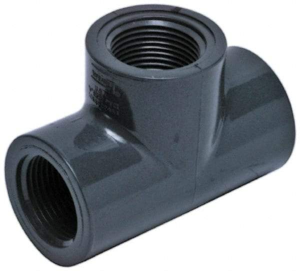 Value Collection - 3" CPVC Plastic Pipe Tee - Schedule 80, FIPT x FIPT x FIPT End Connections - Apex Tool & Supply