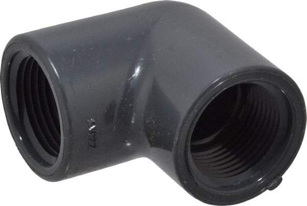 Value Collection - 3/4" PVC Plastic Pipe 90° Elbow - Schedule 80, FIPT x FIPT End Connections - Apex Tool & Supply