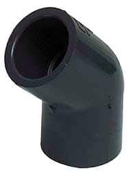 Value Collection - 4" CPVC Plastic Pipe 45° Elbow - Schedule 80, FIPT x FIPT End Connections - Apex Tool & Supply