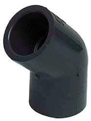 Value Collection - 4" CPVC Plastic Pipe 45° Elbow - Schedule 80, FIPT x FIPT End Connections - Apex Tool & Supply