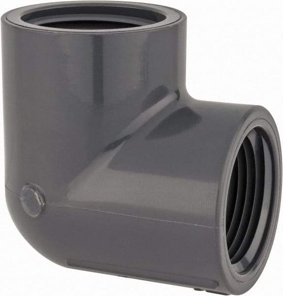 Value Collection - 1" PVC Plastic Pipe 90° Elbow - Schedule 80, FIPT x FIPT End Connections - Apex Tool & Supply