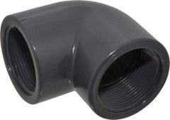 Value Collection - 1-1/2" PVC Plastic Pipe 90° Elbow - Schedule 80, FIPT x FIPT End Connections - Apex Tool & Supply