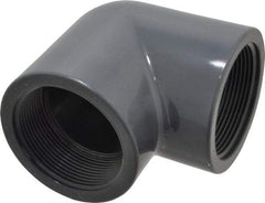 Value Collection - 2" PVC Plastic Pipe 90° Elbow - Schedule 80, FIPT x FIPT End Connections - Apex Tool & Supply