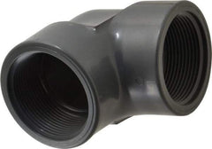 Value Collection - 2-1/2" PVC Plastic Pipe 90° Elbow - Schedule 80, FIPT x FIPT End Connections - Apex Tool & Supply