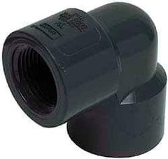 Value Collection - 2-1/2" CPVC Plastic Pipe 90° Elbow - Schedule 80, FIPT x FIPT End Connections - Apex Tool & Supply