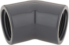 Value Collection - 3/4" PVC Plastic Pipe 45° Elbow - Schedule 80, FIPT x FIPT End Connections - Apex Tool & Supply
