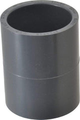 Value Collection - 1-1/2" PVC Plastic Pipe Coupling - Schedule 80, Slip x Slip End Connections - Apex Tool & Supply