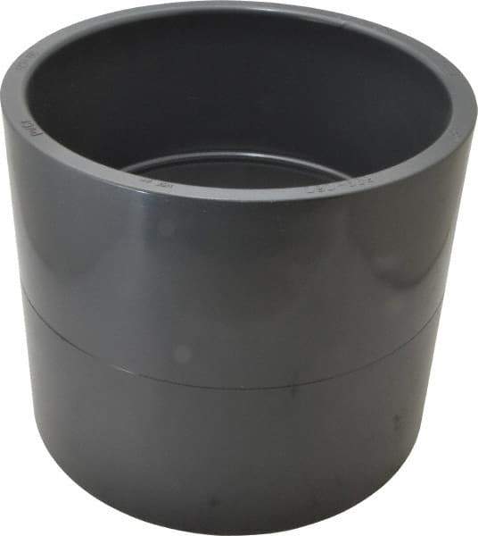 Value Collection - 8" PVC Plastic Pipe Coupling - Schedule 80, Slip x Slip End Connections - Apex Tool & Supply