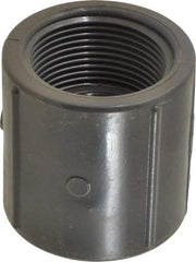 Value Collection - 1-1/4" PVC Plastic Pipe Coupling - Schedule 80, FIPT x FIPT End Connections - Apex Tool & Supply