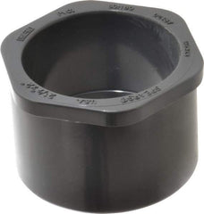 Value Collection - 2-1/2 x 2" PVC Plastic Pipe Bushing - Schedule 80, Spig x Slip End Connections - Apex Tool & Supply