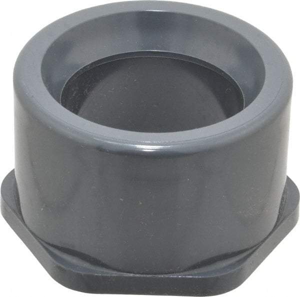 Value Collection - 3 x 2" PVC Plastic Pipe Bushing - Schedule 80, Spig x Slip End Connections - Apex Tool & Supply