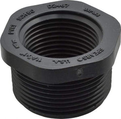 Value Collection - 1-1/4 x 1" PVC Plastic Pipe Bushing - Schedule 80, MIPT x FIPT End Connections - Apex Tool & Supply