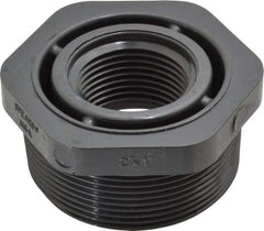 Value Collection - 2 x 1" PVC Plastic Pipe Bushing - Schedule 80, MIPT x FIPT End Connections - Apex Tool & Supply