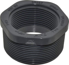 Value Collection - 2 x 1-1/2" PVC Plastic Pipe Bushing - Schedule 80, MIPT x FIPT End Connections - Apex Tool & Supply