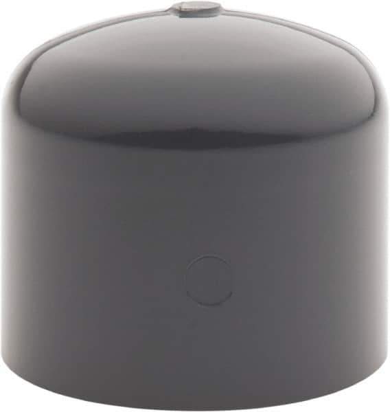 Value Collection - 1-1/4" PVC Plastic Pipe End Cap - Schedule 80, Slip End Connections - Apex Tool & Supply