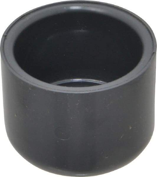 Value Collection - 1-1/2" PVC Plastic Pipe End Cap - Schedule 80, Slip End Connections - Apex Tool & Supply