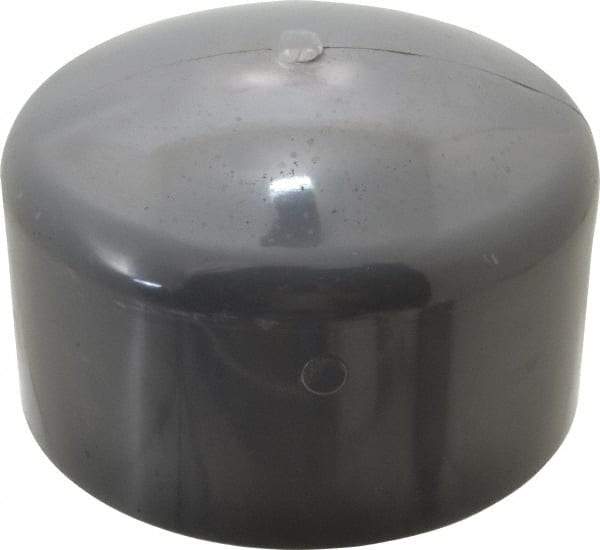 Value Collection - 6" PVC Plastic Pipe End Cap - Schedule 80, Slip End Connections - Apex Tool & Supply
