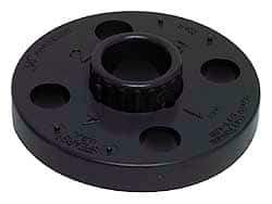 Value Collection - 8" PVC Plastic Pipe Flange (One Piece) - Schedule 80, Slip End Connections - Apex Tool & Supply