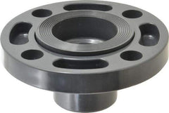 Value Collection - 2" PVC Plastic Pipe Flange (Two Piece) - Schedule 80, Spig End Connections - Apex Tool & Supply