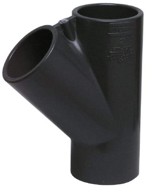 Value Collection - 6" CPVC Plastic Pipe Wye - Schedule 80, Slip End Connections - Apex Tool & Supply