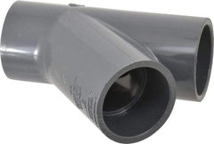 Value Collection - 2" PVC Plastic Pipe Wye - Schedule 80, Slip End Connections - Apex Tool & Supply
