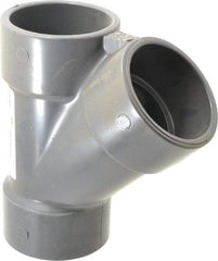 Value Collection - 3" PVC Plastic Pipe Wye - Schedule 80, Slip End Connections - Apex Tool & Supply
