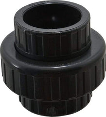 Value Collection - 1-1/2" PVC Plastic Pipe Union with EPDM O-Ring - Schedule 80, Slip x Slip End Connections - Apex Tool & Supply