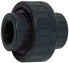 Value Collection - 4" CPVC Plastic Pipe Union with EPDM O-Ring - Schedule 80, FIPT x FIPT End Connections - Apex Tool & Supply
