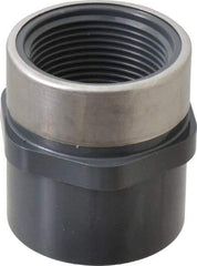 Value Collection - 1-1/4" PVC Plastic Pipe Reinforced Female Adapter - Slip x SR FIPT End Connections - Apex Tool & Supply