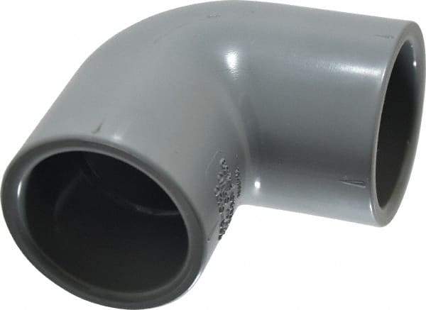 Value Collection - 1-1/4" CPVC Plastic Pipe 90° Elbow - Schedule 80, Slip x Slip End Connections - Apex Tool & Supply