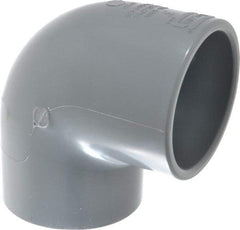 Value Collection - 3" CPVC Plastic Pipe 90° Elbow - Schedule 80, Slip x Slip End Connections - Apex Tool & Supply