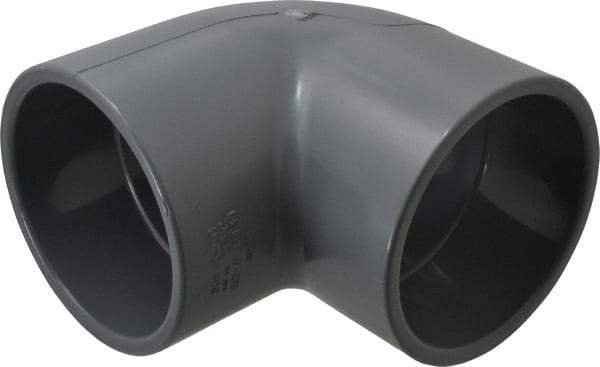 Value Collection - 4" CPVC Plastic Pipe 90° Elbow - Schedule 80, Slip x Slip End Connections - Apex Tool & Supply