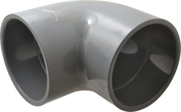 Value Collection - 6" CPVC Plastic Pipe 90° Elbow - Schedule 80, Slip x Slip End Connections - Apex Tool & Supply