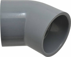 Value Collection - 3" CPVC Plastic Pipe 45° Elbow - Schedule 80, Slip x Slip End Connections - Apex Tool & Supply