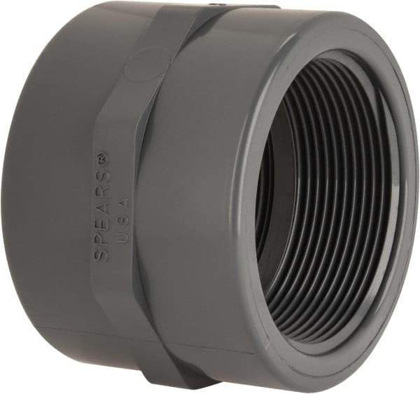 Value Collection - 2" CPVC Plastic Pipe Coupling - Schedule 80, FIPT x FIPT End Connections - Apex Tool & Supply