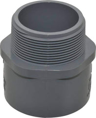 Value Collection - 2" CPVC Plastic Pipe Male Adapter - Schedule 80, MIPT x Slip End Connections - Apex Tool & Supply