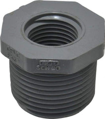 Value Collection - 1 x 1/2" CPVC Plastic Pipe Bushing - Schedule 80, MIPT x FIPT End Connections - Apex Tool & Supply