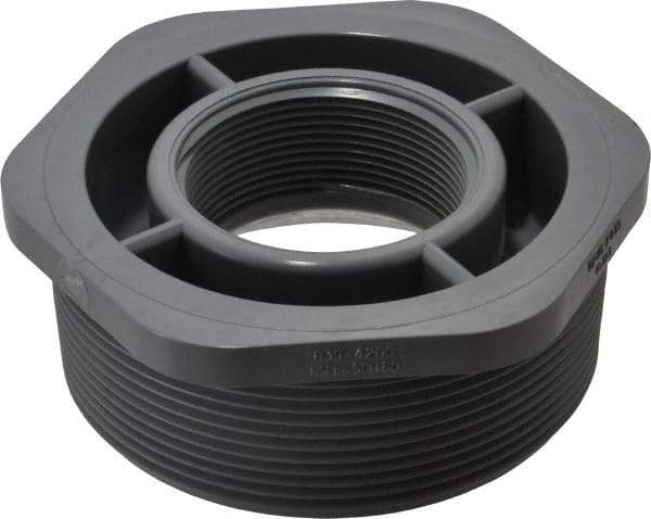 Value Collection - 4 x 2" CPVC Plastic Pipe Bushing - Schedule 80, MIPT x FIPT End Connections - Apex Tool & Supply